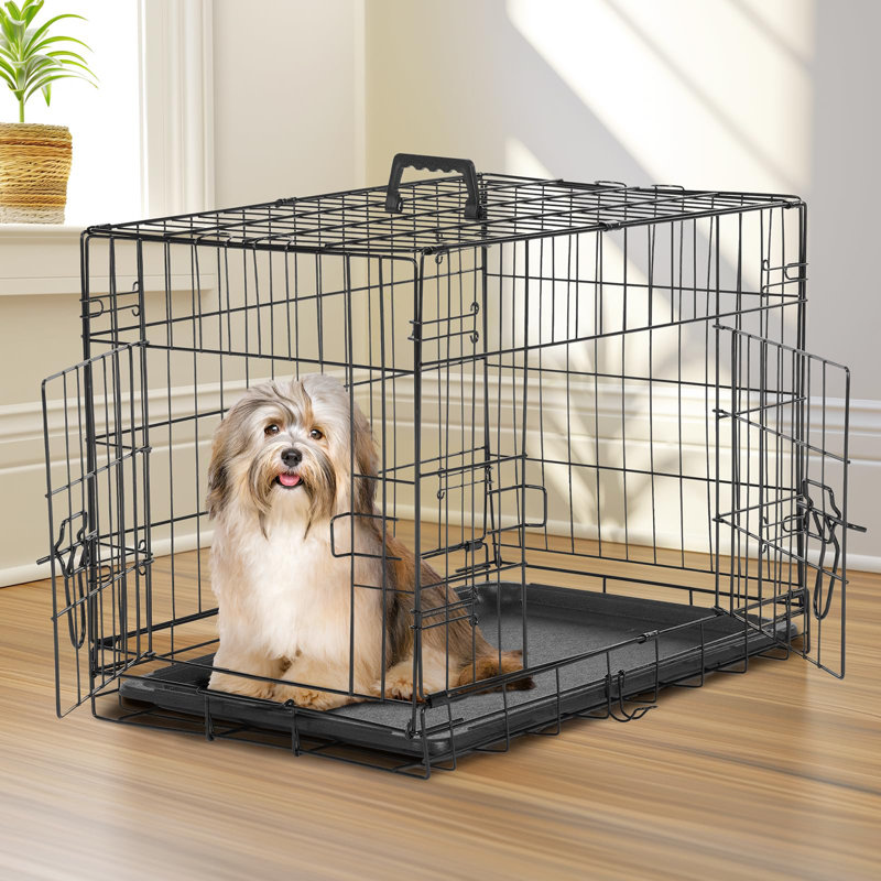 Caisse pour chien pliante pour animaux, H 18,5 po x l 24,4 po x P 16,53 po
