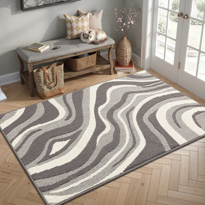 Tapis d'entrée antidérapant lavable