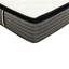 Premium 14 po Matelas hybride à ressorts ensachés, matelas en mousse viscoélastique gélifiée très moelleux pour un sommeil confortable, blanc / gris-31164214