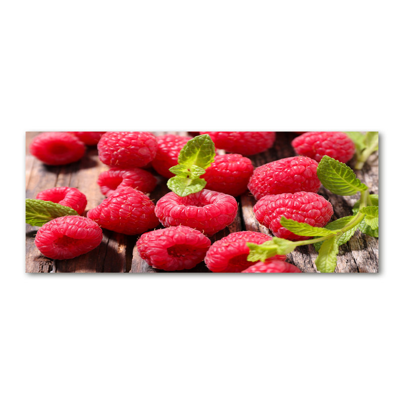 Raspberries - No Frame Print on Canvas