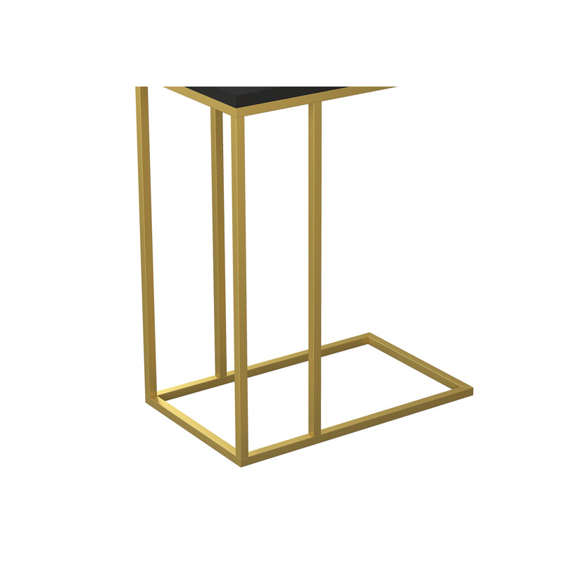 Cothern End Table, Gold, White
