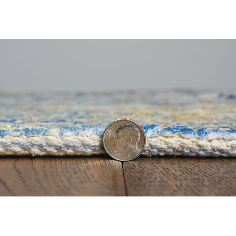 Gloucester Oriental Area Rug, Rectangle 8'6" x 11'6", Blue/Yellow