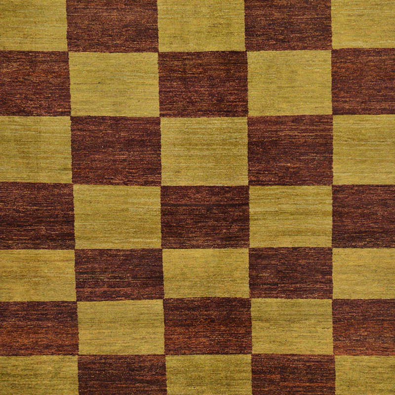 Tapis abstrait moderne 270, Carré 7 pi