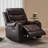 Abba Air Leather Manual Rocker Recliner-1210980695