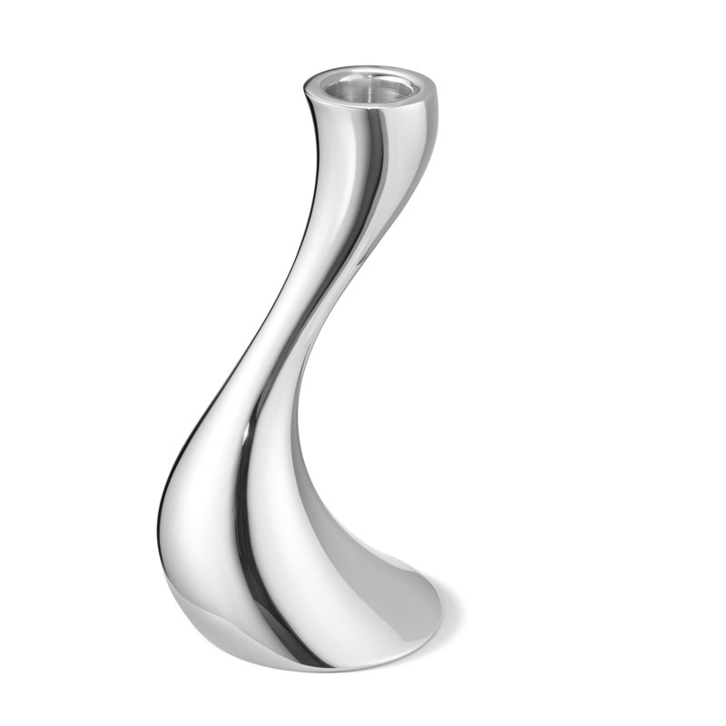 Cobra 3 Piece Stainless Steel Table Top Candlestick Set, Stainless Steel