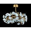 Lustre suspendu rond en porcelaine et laiton à 6 lumières Augustus-432716376-460670212-432716387