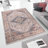 Tiled Border Area Rug