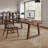 Nut-brown Rectangular Solid Wood desk-1525909264