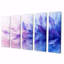 Feuilles flottantes dans la rivière mauve nk III - Art mural feuilles - Art mural traditionnel sur toile-275195561-275195562