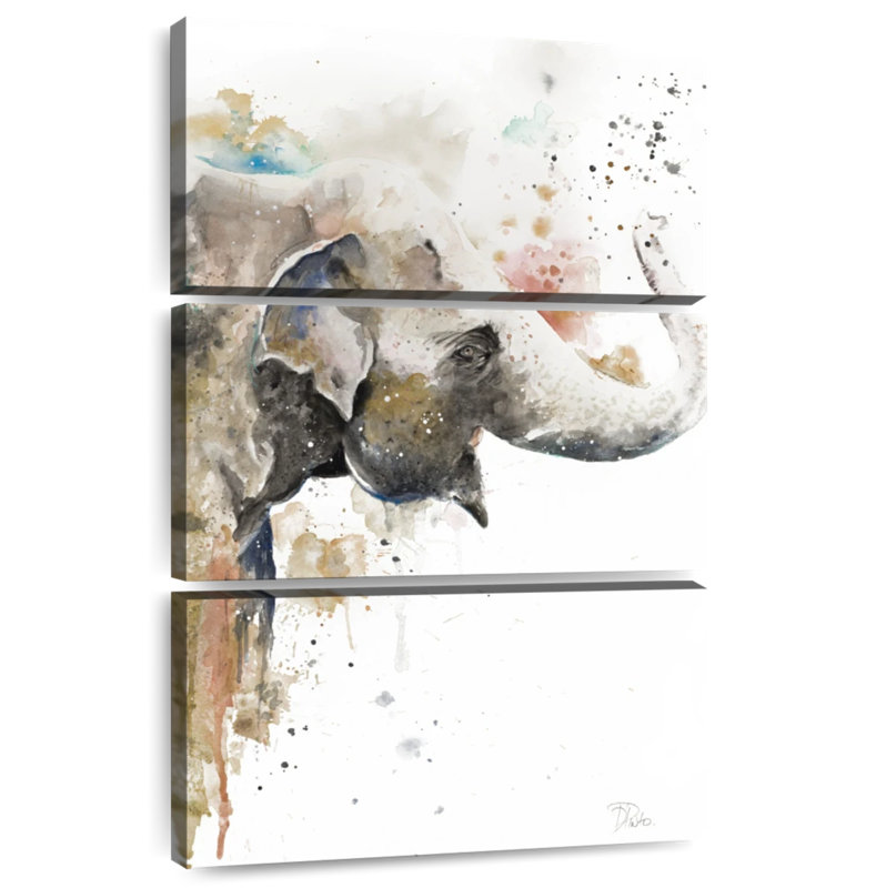 Brampt Water Elephant, 50" H x 32" W
