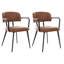 47cm H Upholstered Metal Armchair-734504568