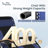 Oversized Padded Zero Gravity Chair, Foldable Patio Recliner, 30" Wide Seat Anti Gravity Lounger With Cup Holder, Support 400 Lbs (blue)-1957036210
