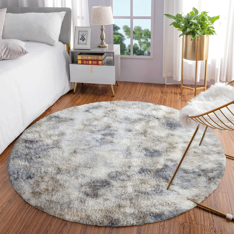 Alexxis Standard Shag 120cm X 120cm Area Rug