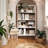Solid Wood Shelf Folding Bookcase-392161964-390789555