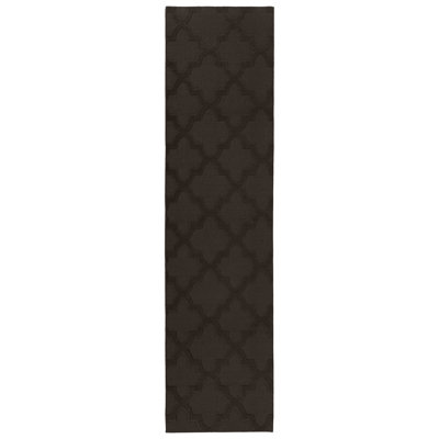 Nasturtium Mocha Quatro Cut-loop Trellis Area Rug by Garland Rug