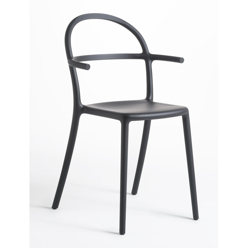 Generic C Arm Chair, Black