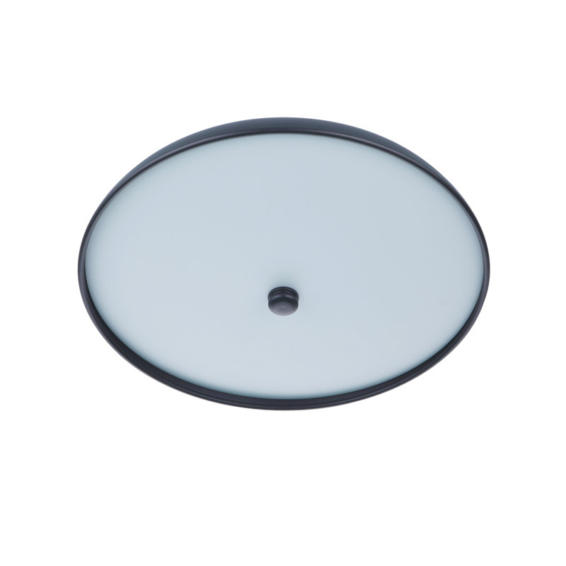 Soul Acrylic LED Flush Mount, 3.5" H x 10.5" W x 10.5" D, Black