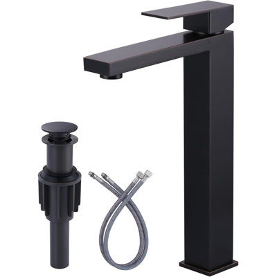**Best Title:** Modern Single Handle Bathroom Faucet – Kohonby Commercial Sink Faucet with 6-Inch Deck Plate, Single Hole Installation