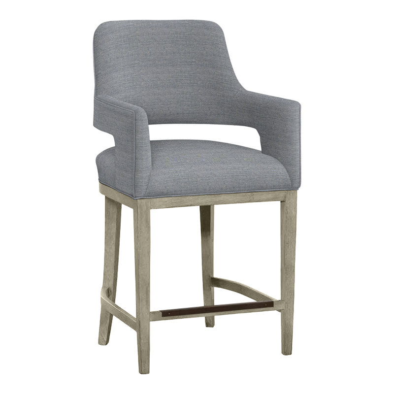 Tabouret de bar et de comptoir Josie, Amande chamois, Perigold Willa Haze, Tabouret de comptoir (siège d'une hauteur de 26,5