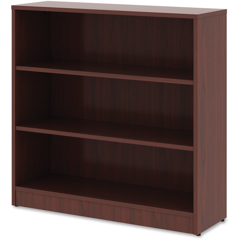 Orlanda Bookcase, Mahogany, (3 Shelves) 36" H x 36" W x 12" D