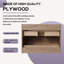 Ensemble de meuble-lavabo moderne simple 30 po, meuble-lavabo flottant avec plateau en céramique et 2 tiroirs à fermeture en douceur