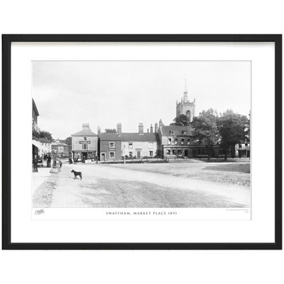 Swaffham, Market Place 1891 by Francis Frith - Single Picture Frame Print