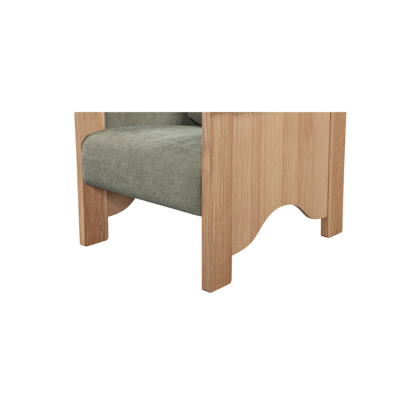 Bauer Accent Chair Cream, Green