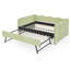 Canapé-lit convertible polyvalent 3-en-1 avec couchette coulissante et poches de rangement latérales Gingham-129180332-129180334