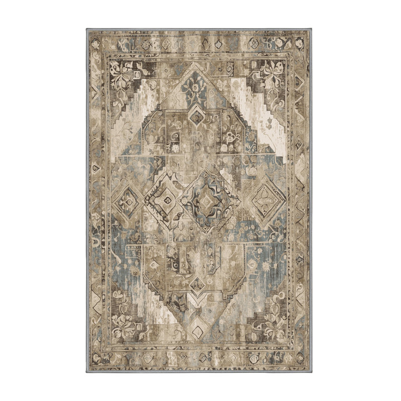 Heritage Bloom Rug, Rectangle 2' x 3'