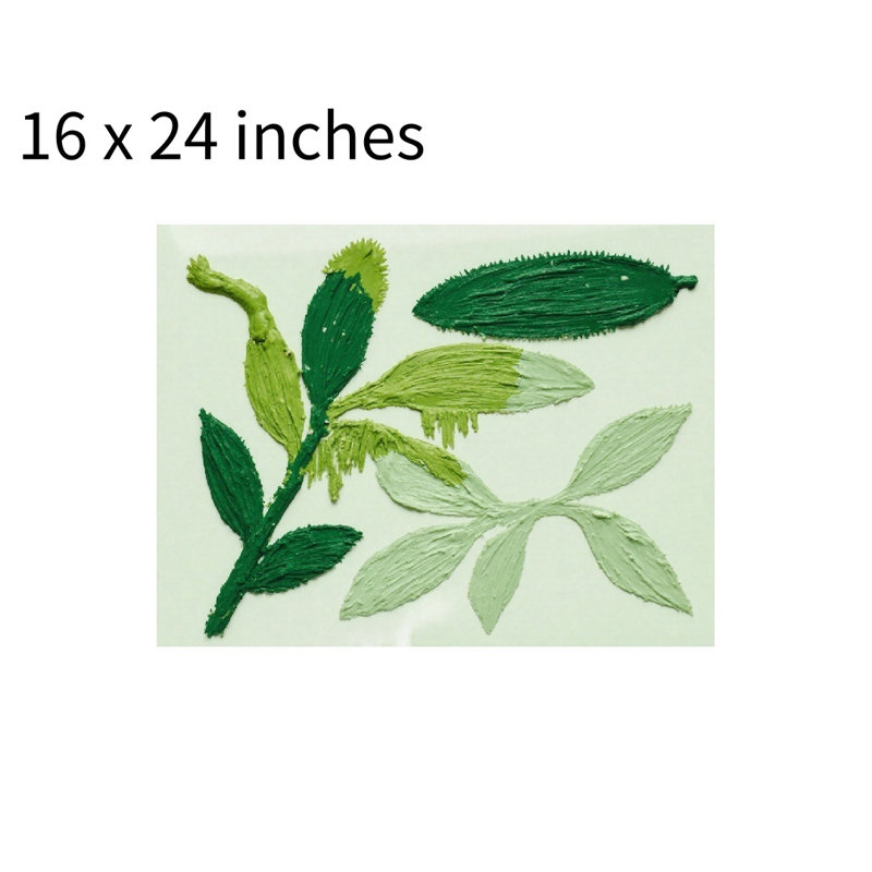 Tapis pour salle de bain Fresh Green Leaf