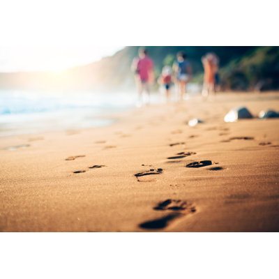 The Sandy Beach by Borchee - No Frame Art Prints on Canvas
