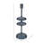 Modern Sculptural Glass Candle Holder for Tabletop Accent - Decorative Taper Candlestick Holder for Dining Room Decor - Blue-1281749624