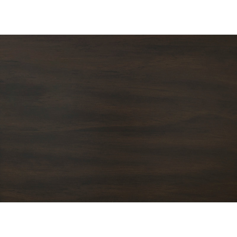 Table de chevet traditionnelle rustique avec tablette de rangement réglable au fini brun