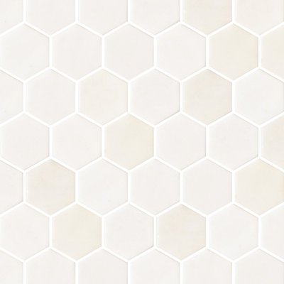 Spectre de 2 po hexagone silice blanc