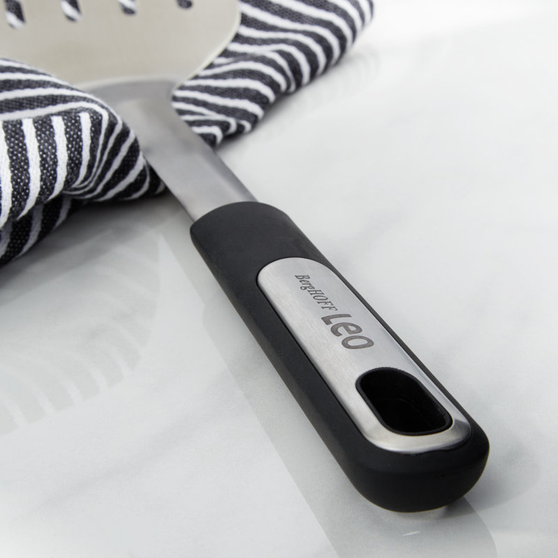 BergHOFF Leo Graphite Stainless Steel Slotted Turner 13.75"