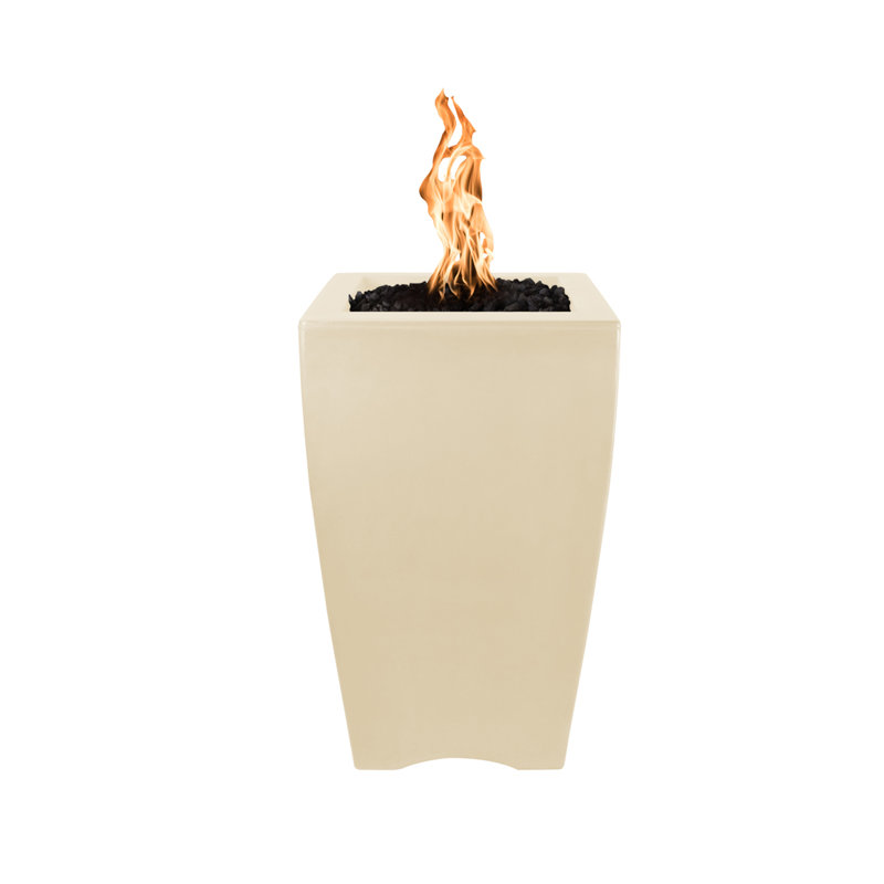 Colonne de feu en béton Baston, Vanille, Propane, Oui