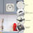 Orrwell Square Plastic Wall Clock 9.25 Inches-123400230