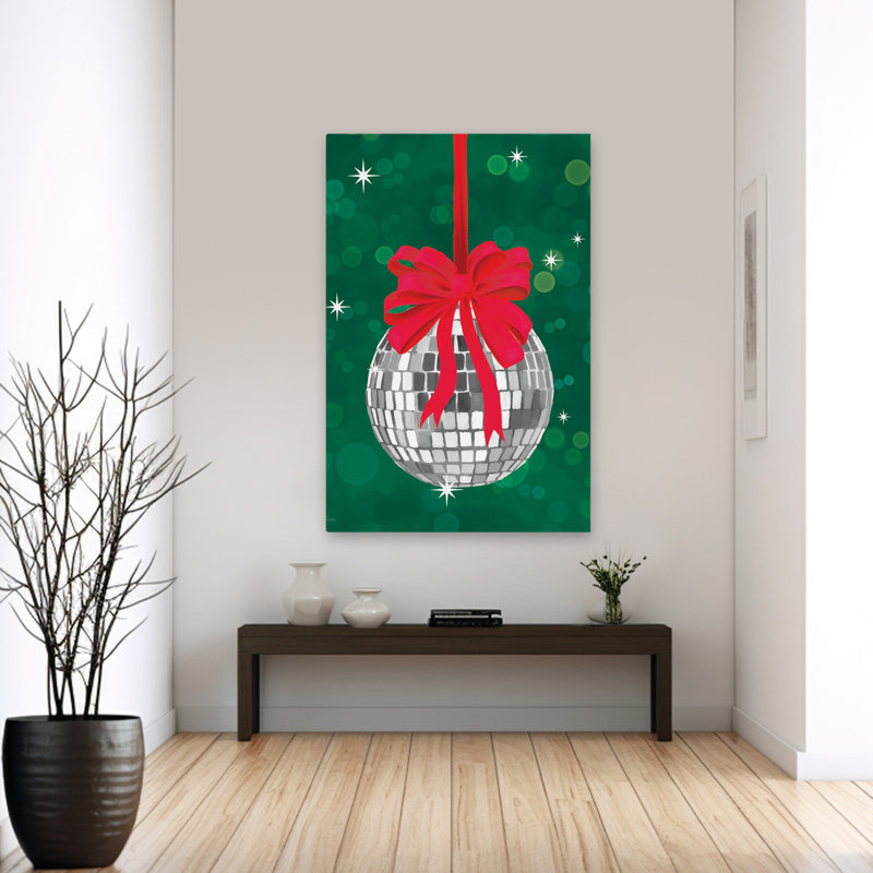 Ornement boule disco - Art moderne ornement festif boule disco, H 60 po x l 40 po