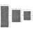 Hearon Rectangle 100% Cotton Non-Slip 3 piece Bath Rug Set-1446120761