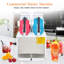 Machine à glaçons commerciale 4Lx2, machine à boissons glacée pour Smoothies