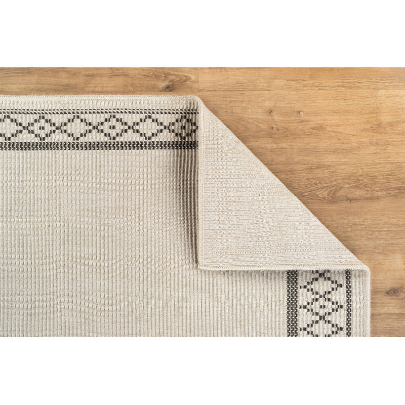 Tapis intérieur / extérieur, Ivoire ivoire, Rectangle 4 pi x 6 pi