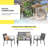 Arantxa 4 - Person Patio Conversation Set-2139278355