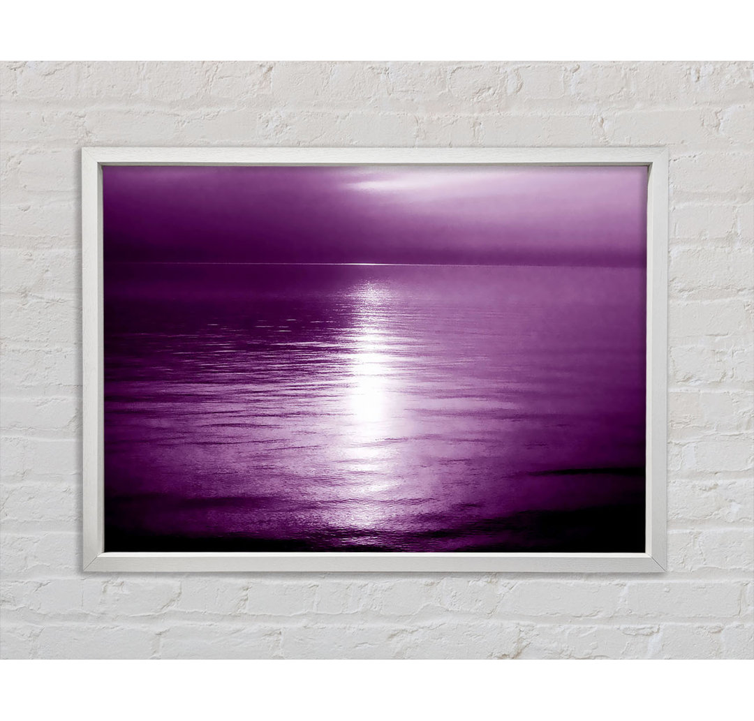 Gerahmtes Leinwandbild Serenity Mauve