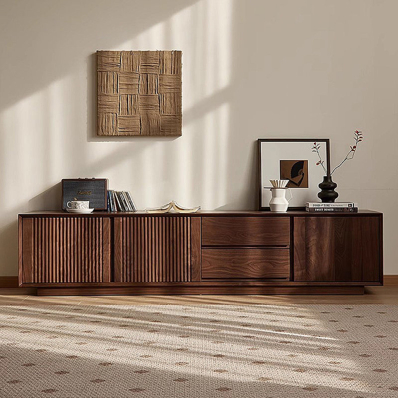 Meuble télé Nordic, H 17,72 po x L 78,74 po x l 15,75 po