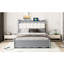 Grand lit plateforme, lit gigogne, 2 tiroirs, lit Solution - Ports-1284354496