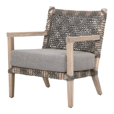 Zeiger Teak Outdoor Lounge Chair