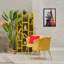 «Paint Splatter Cat», toile flottante encadrée par Roozbeh Bahramali-228834303-228834300