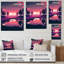 «Reflection of Trees in the Lake at Sunset II», reproduction sur toile-87372050-87372058