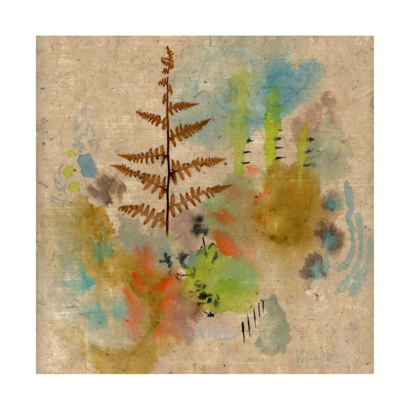 Art sur toile, botanique bolognaise, automne, H 14 po x l 14 po