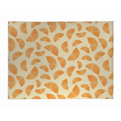 Summer Oranges Outdoor Rug